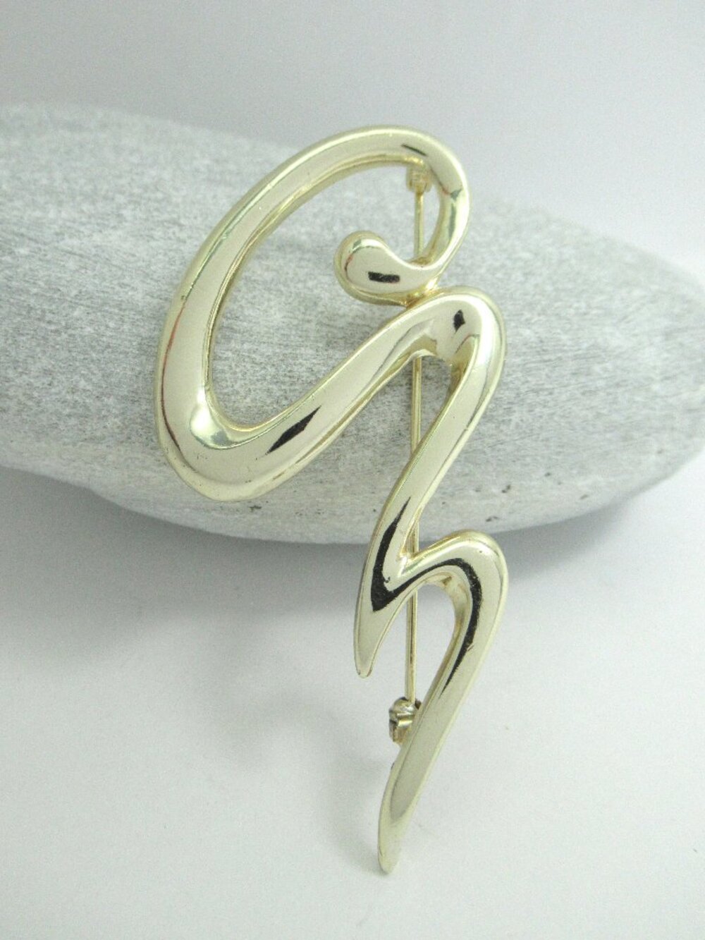 Squiggle Brooch